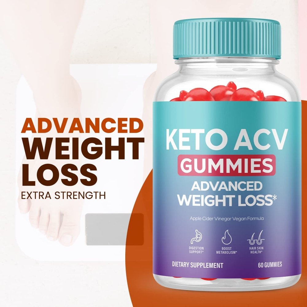 (1 Pack) Keto ACV Gummies - Energy & Focus Boosting Dietary Supplements for Weight Management & Metabolism - Fat Burn - 60 Gummies