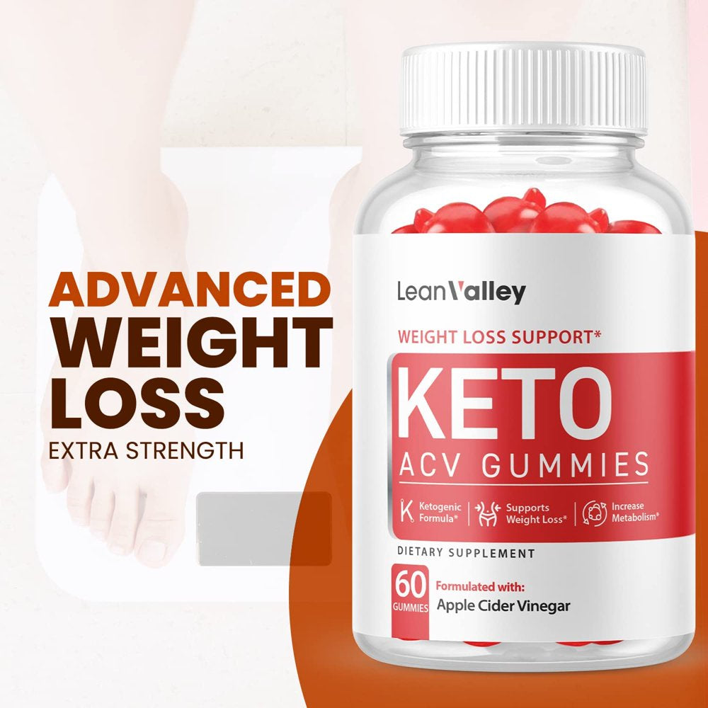 (3 Pack) Lean Valley Keto ACV Gummies - Supplement for Weight Loss - Energy & Focus Boosting Dietary Supplements for Weight Management & Metabolism - Fat Burn - 180 Gummies