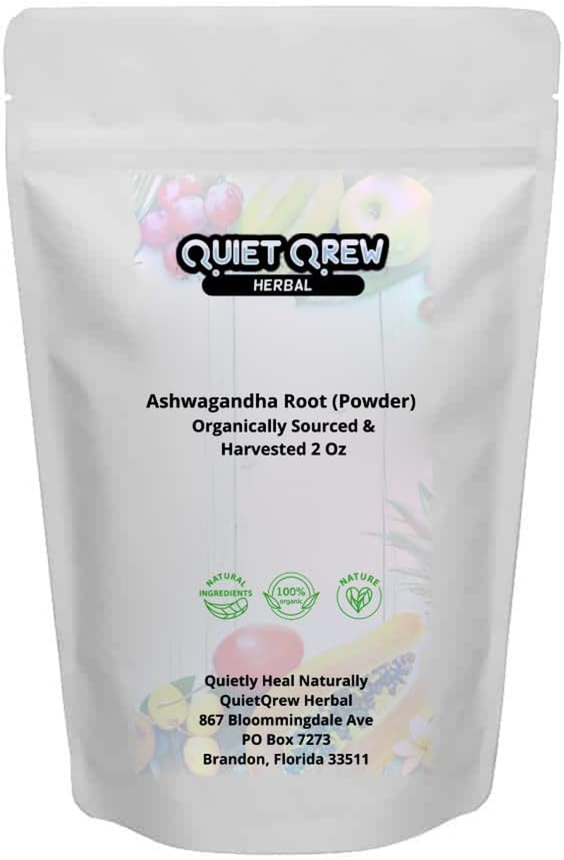 100% Ashwaghanda Root Powder Organic 2Oz