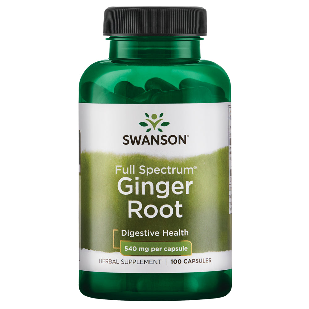 Swanson Ginger Root 540 Mg 100 Capsules