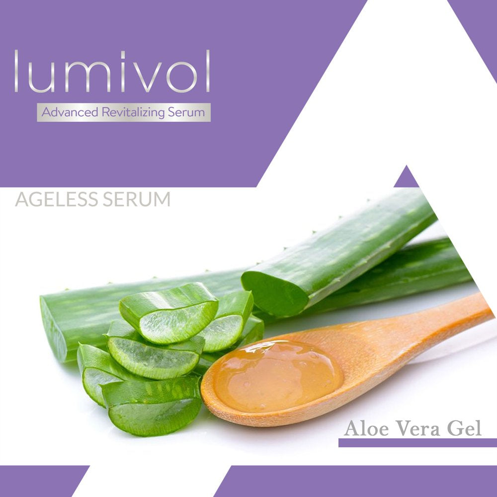 Lumivol - Advanced Revitalizing Serum - Boost Collagen and Elastin - Intense Hydration - Diminish the Look of Fine Lines and Wrinkles - 1Oz