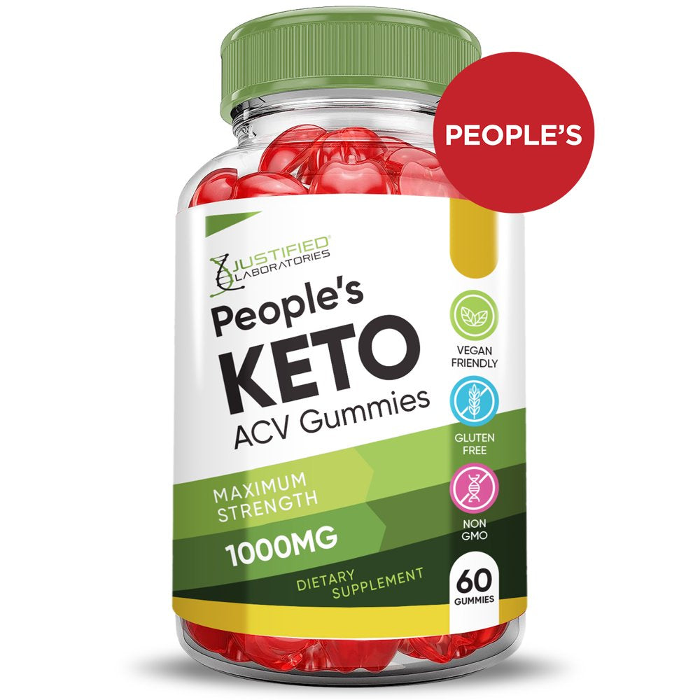 (2 Pack) Peoples Keto ACV Gummies 1000MG Dietary Supplement 120 Gummys