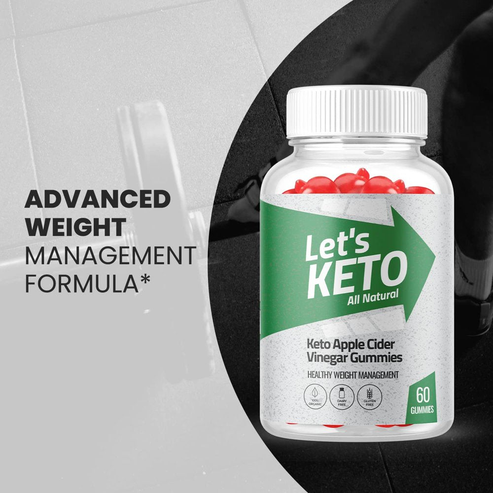 (3 Pack) Let'S Keto ACV Gummies - Supplement for Weight Loss - Energy & Focus Boosting Dietary Supplements for Weight Management & Metabolism - Fat Burn - 180 Gummies