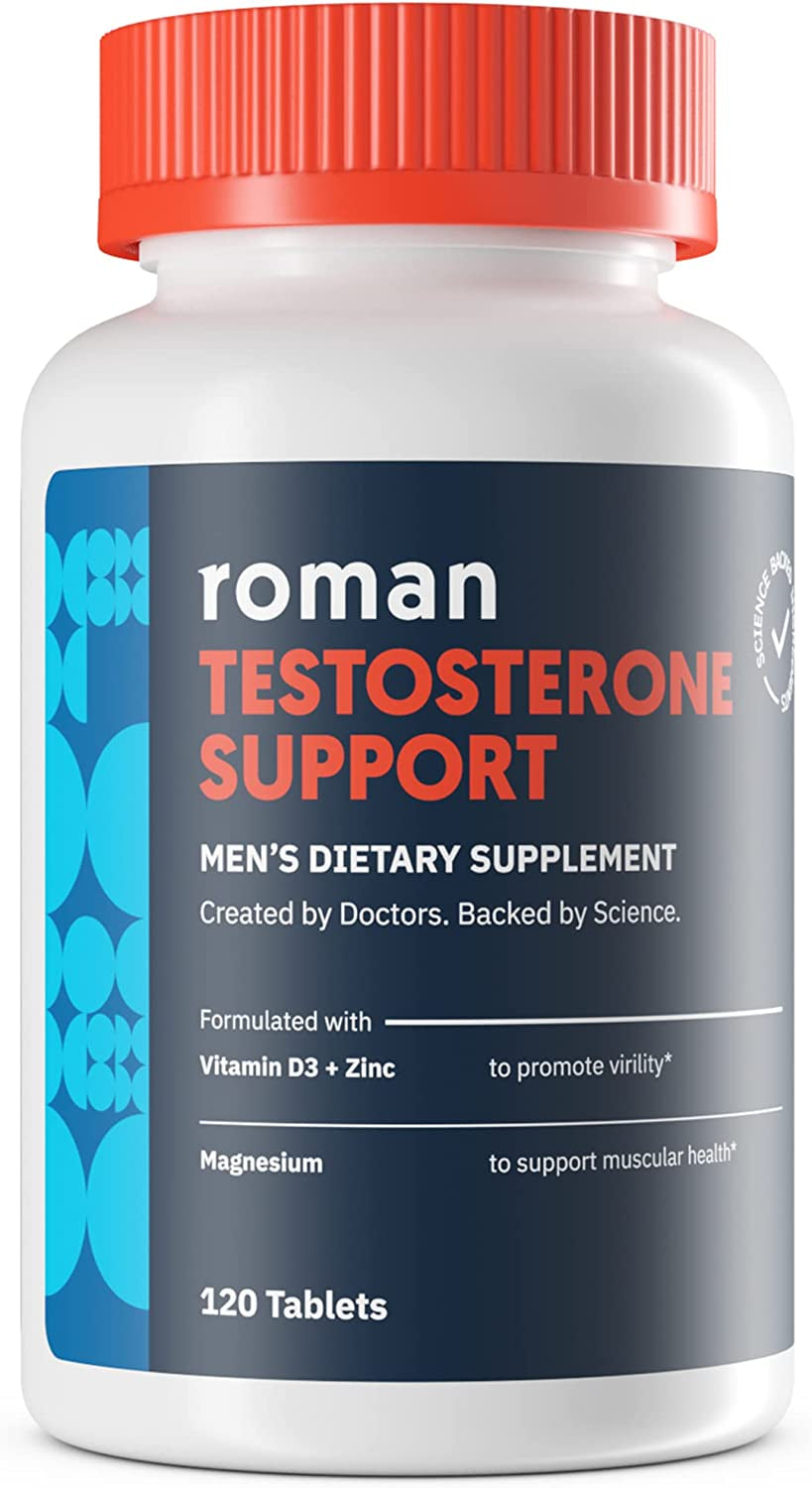 Roman Testosterone Support and Focus Bundle | Men'S Daily Nutritional Supplements to Support T-Levels, Muscle Health, Calm Energy and Concentration