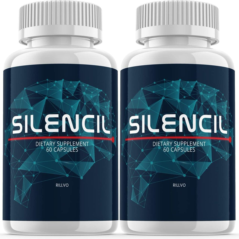 2 Pack Silencil Advanced Supplement Pills for Tinnitus, Support Ear Health Capsules 120 Capsules