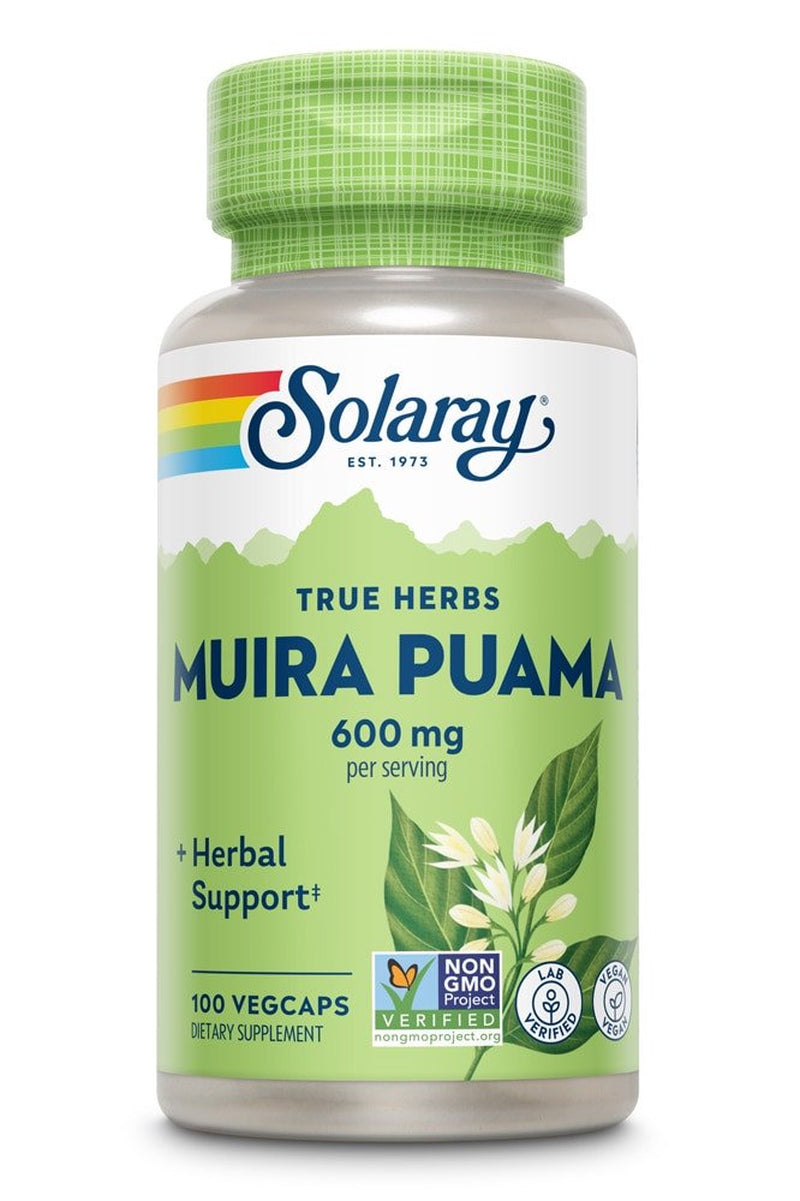 Solaray Muira Puama -- 300 Mg - 100 Capsules