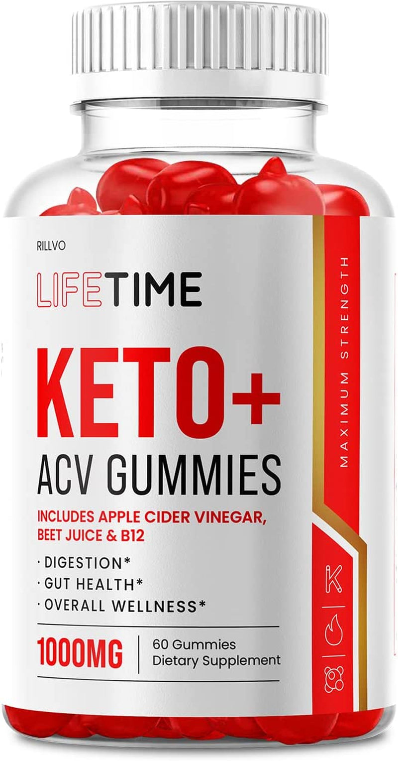 Rillvo Lifetime Keto Gummies - Advanced Formula Life Time ACV (60 Gummies), G45Greg3Jyger