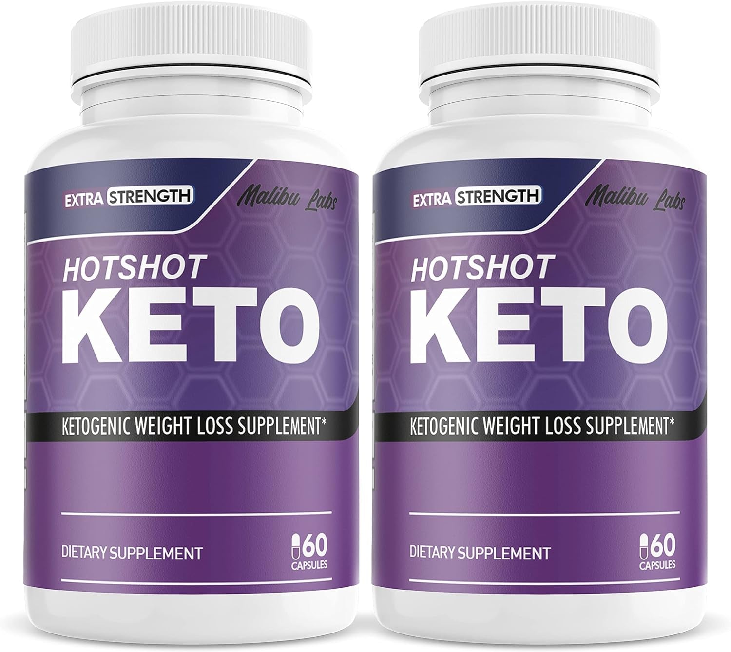 (2 Pack) Hotshot Keto, Advanced Formula, Made in the USA, (2 Bottle Pack), 60 Day Supply