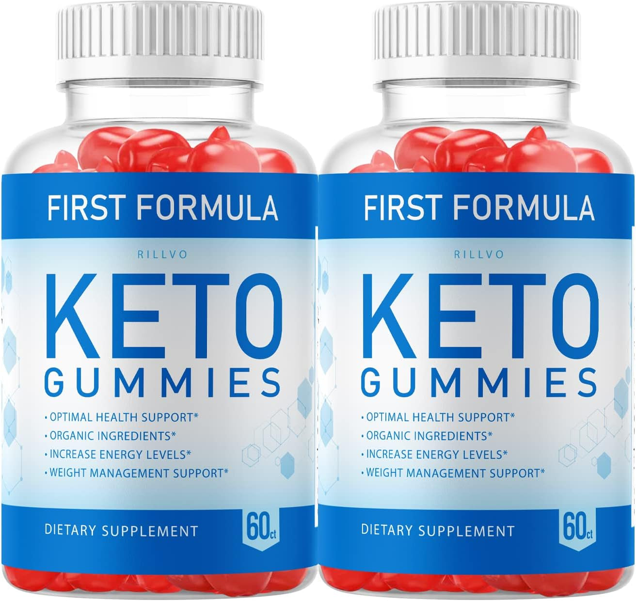 (2 Pack) First Formula Keto ACV Gummies Advanced First Formula Keto Apple Cider Vinegar Gummies (120 Gummies)