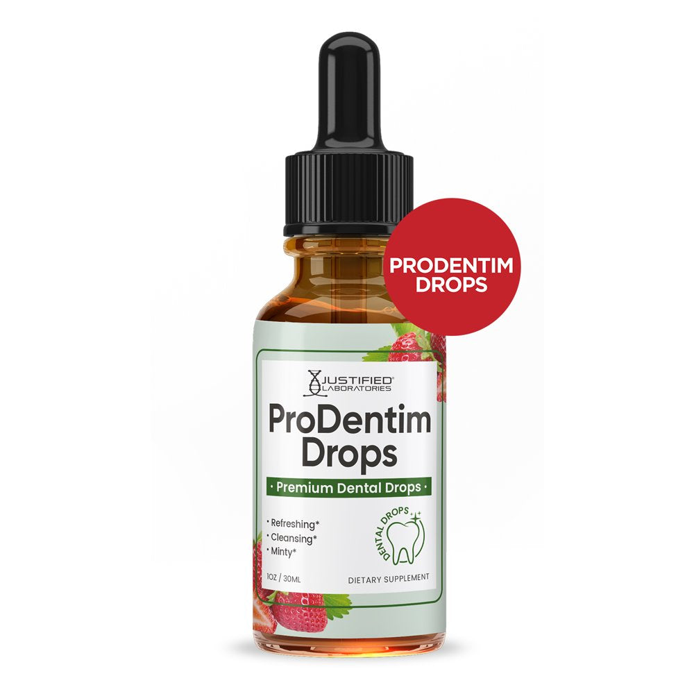 (5 Pack) Justified Laboratories Prodentim Dental Drops May Improve Teeth Bad Breath Dental Health 1 Oz