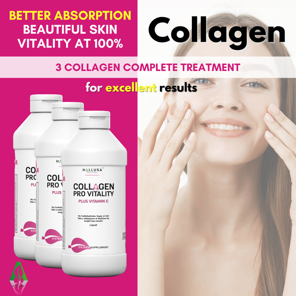 COLLAGEN LIQUID plus VIT C - Skin, Hair & Joint Health - Anti-Aging - 16 OZ