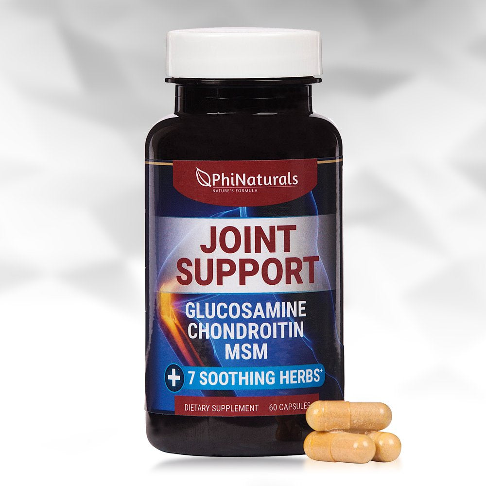 Glucosamine Chondroitin (Pack of 3) Capsules – MSM – Joint Supplements by Phi Naturals