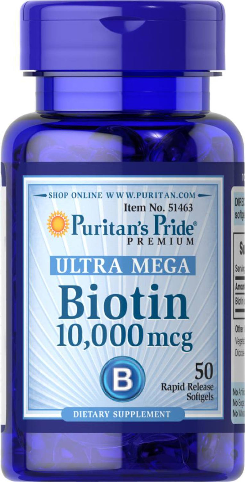 Puritan'S Pride Biotin 10,000 Mcg