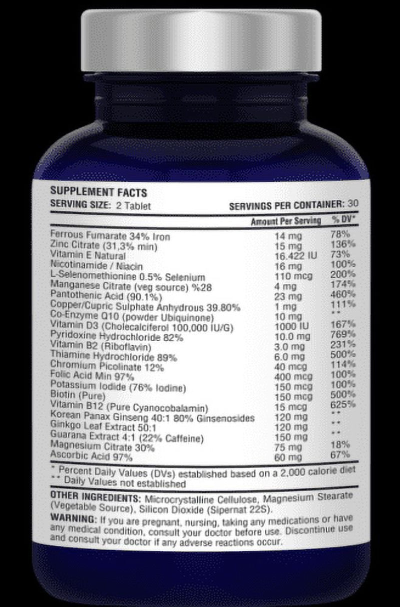 Focuson Brain Supplement Nootropics Booster Focus Memory Clarity