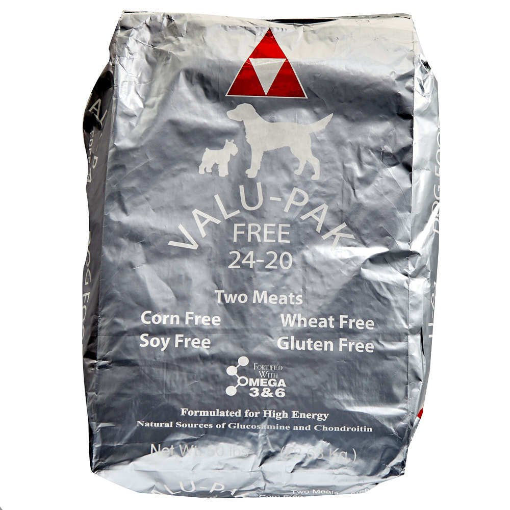 Valu-Pak Free 28-20 Dog Food | Silver Bag | 50 Lb