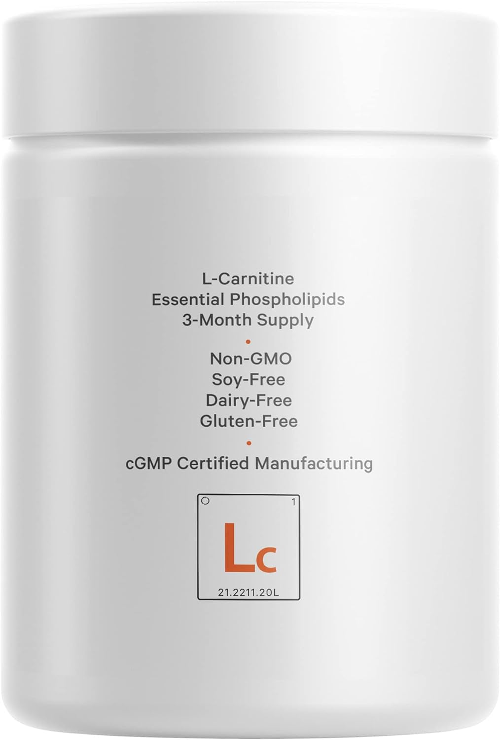 Codeage L-Carnitine 500Mg Supplement, 3-Month Supply, L-Carnitine L-Tartrate, Free Form Amino Acid, 1 Capsule a Day, Liposomal Delivery for Enhanced Absorption, Vegan & Non-Gmo - 90 Capsules