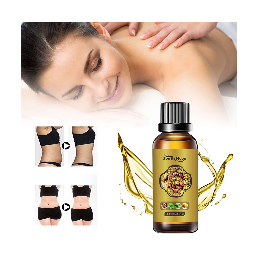 Yinguo Belly Drainage Ginger Oil, Belly Drainage Ginger Oil, Belly off Massage Oil on the Abdomen, Relieve Stress, Improve Complexion and Nourish Skin 10/30Ml