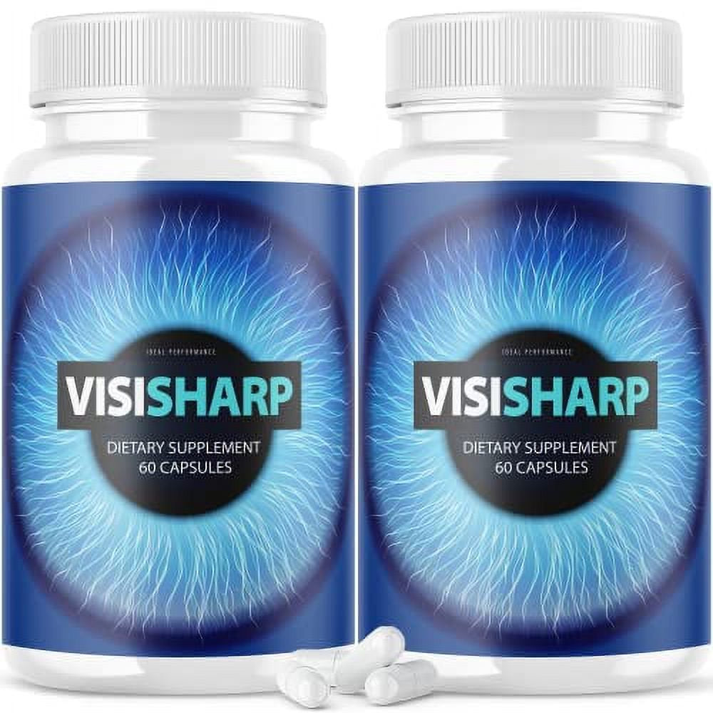 Visisharp Advanced Eye Health Formula for Eyes Pills Visi Sharp Supplement (2 Pack - 120 Capsules)