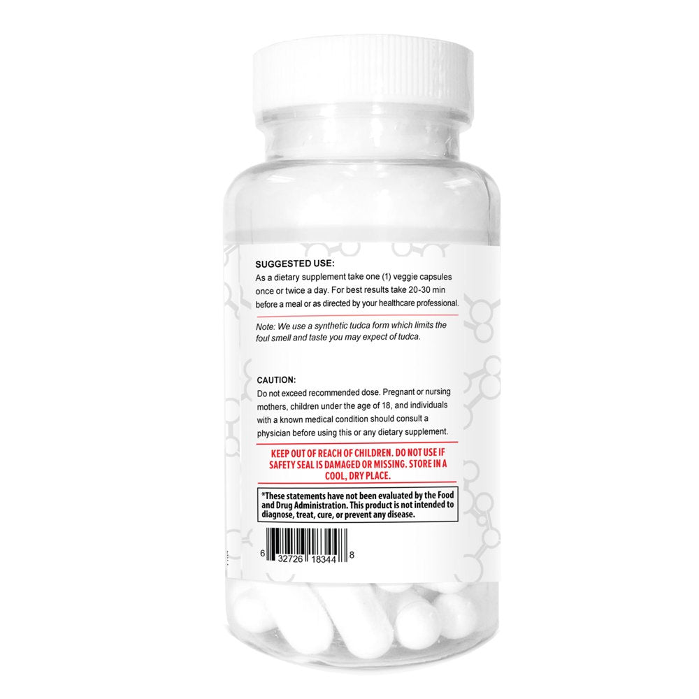 (2 Pack) TUDCA (Tauroursodeoxycholic Acid) - 500Mg - 120 Capsules - Help Supports Liver Health