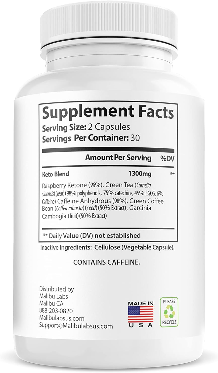 (1 Month) Lifestyle Keto, Strong Advanced Formula 1300Mg, Made in the USA, (1 Bottle Pack), 30 Day Supply