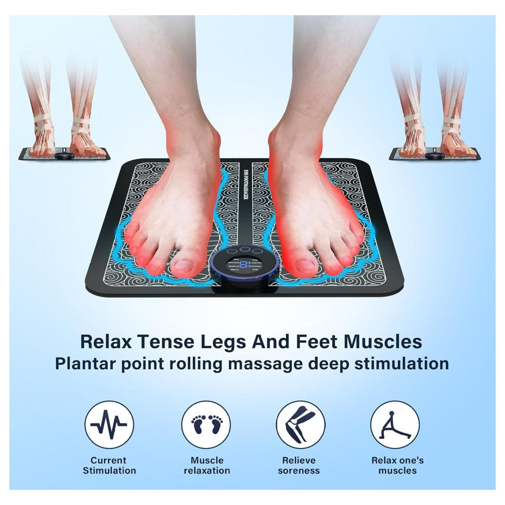 Gnhoch Foot Massage for Neuropathy -Feet Massager with Control for Circulation and Pain Relief for Improved Circulation or Muscle Relaxation and Pain Relief