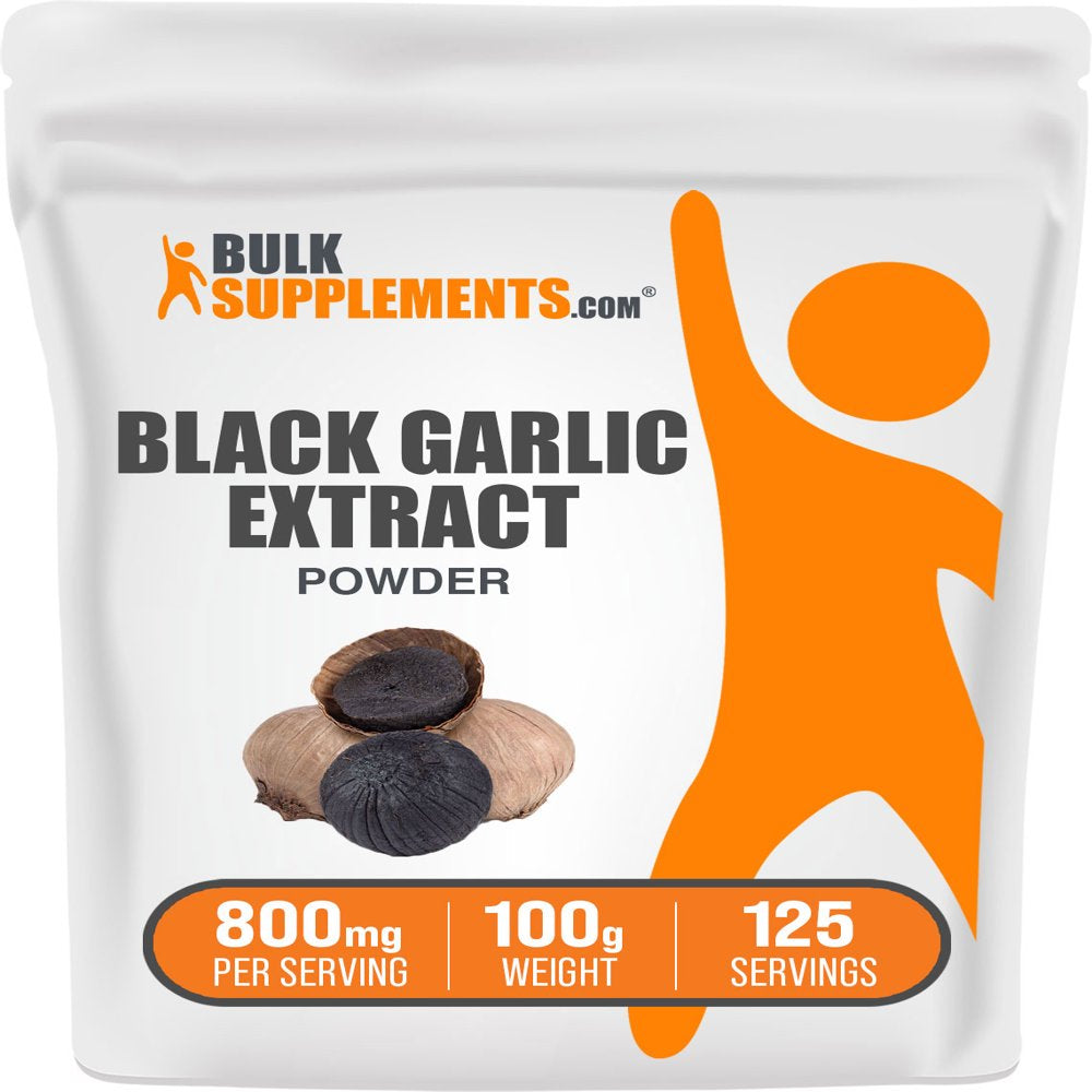 Bulksupplements.Com Black Garlic Extract - Antioxidants Supplement - Aged Garlic Extract - Blood Circulation Supplements (100 Grams - 3.5 Oz)
