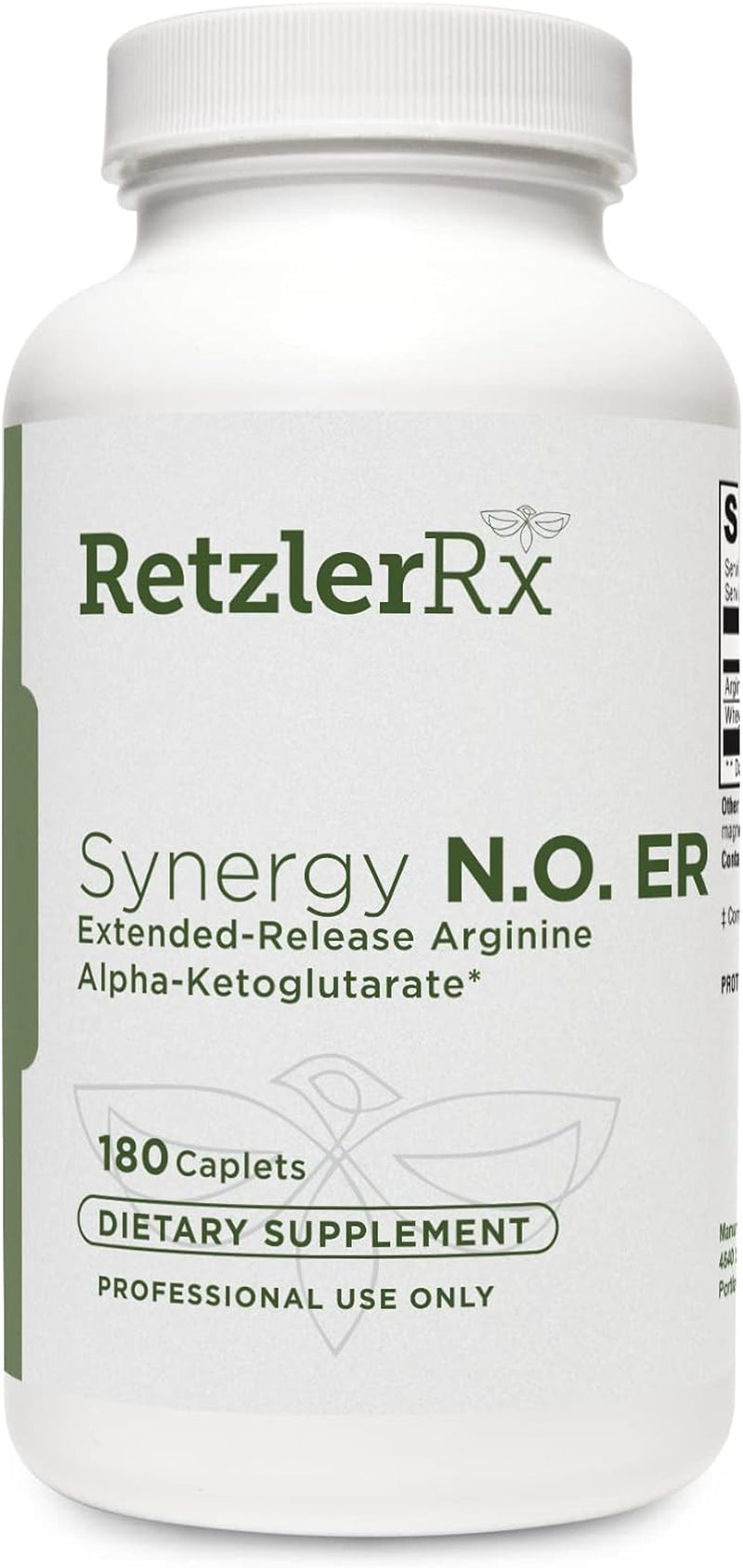 Hormonesynergy Synergy N.O. ER - Nitric Oxide Support* 180 Caplets by Dr. Retzlerrx™