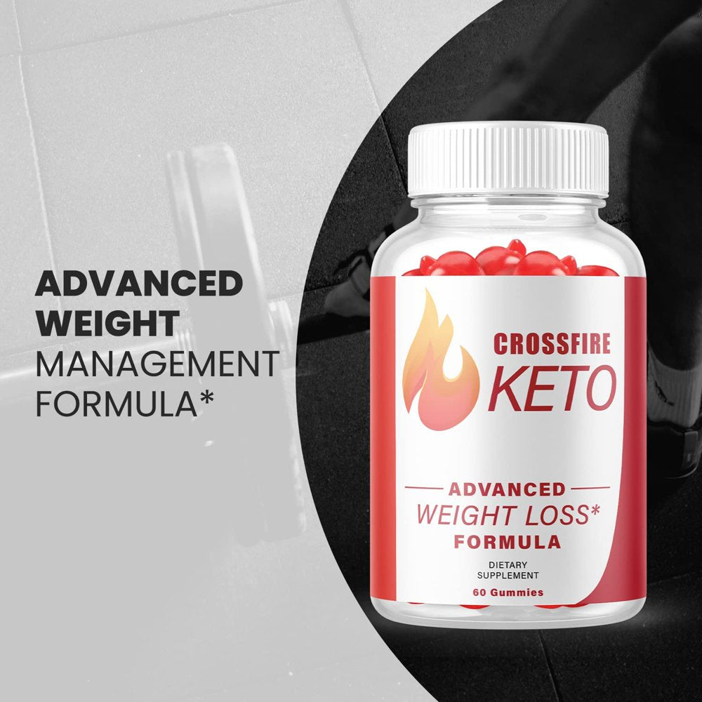 (2 Pack) Crossfire Keto ACV Gummies - Supplement for Weight Loss - Energy & Focus Boosting Dietary Supplements for Weight Management & Metabolism - Fat Burn - 120 Gummies