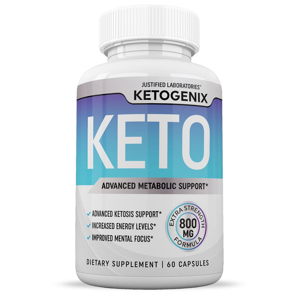 (2 Pack) Justified Laboratories Ketogenix Keto Supplement Includes Gobhb 120 Capsules