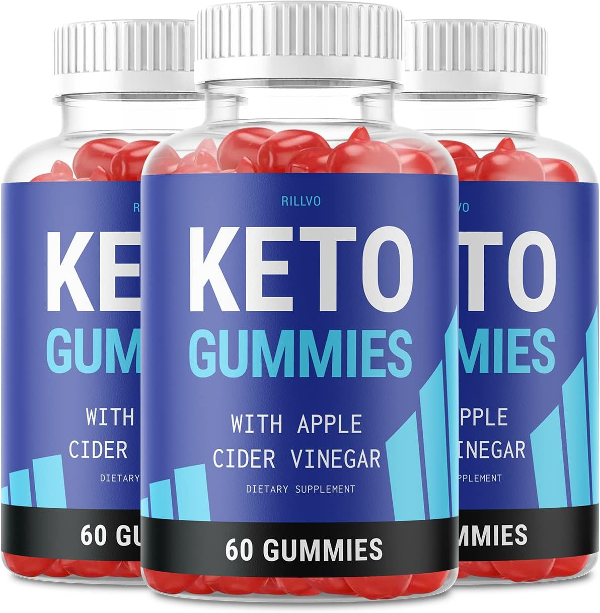 (3 Pack) Kickin ACV Gummies - Advanced Formula Kickinketo with Apple Cider Vinegar Kicking (180 Gummies)