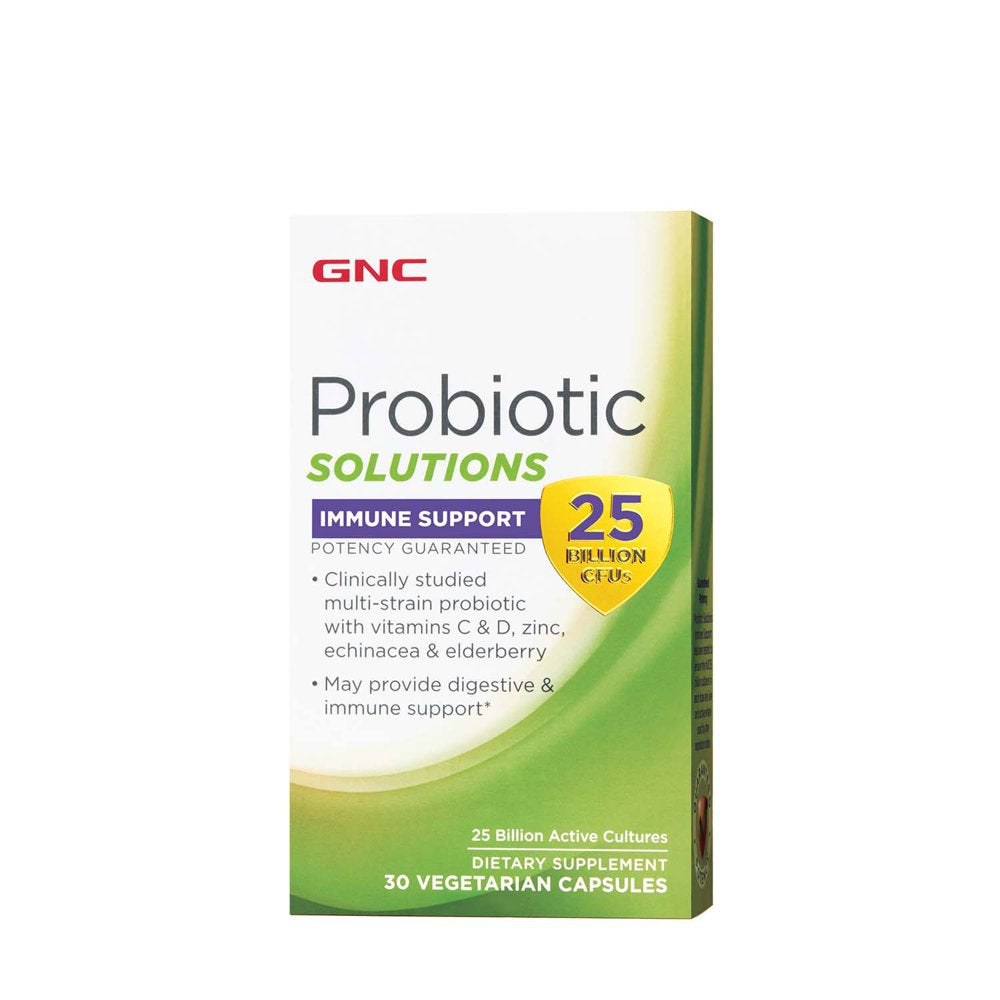 GNC Probiotic Solutions Immune Support with 25 Billion Cfus | Provides Digestive