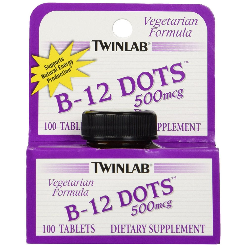 Twinlab B-12 Dots 500 Mcg Tablets, 100 Ct