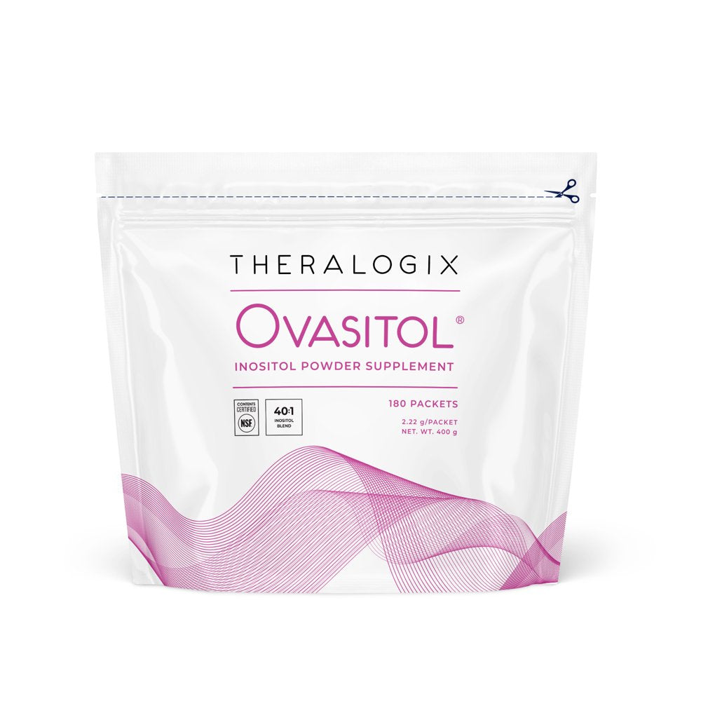 Theralogix Ovasitol Myo Inositol & D-Chiro Inositol Packets, 90 Day Supply