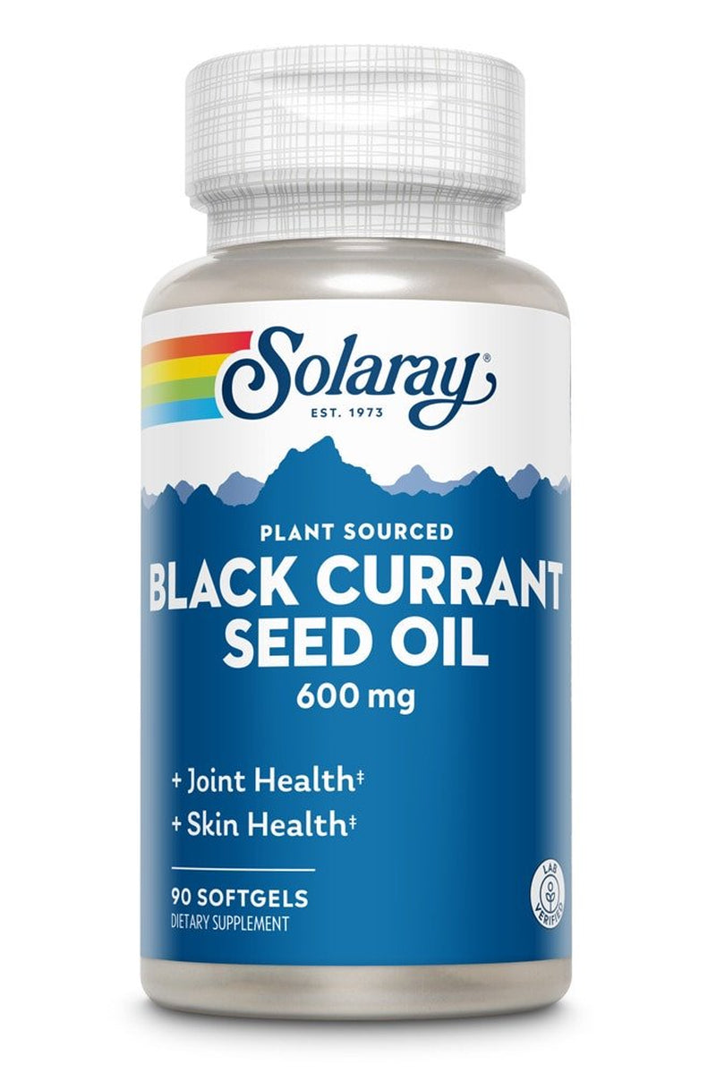 Solaray Black Currant Seed Oil -- 600 Mg - 90 Softgels