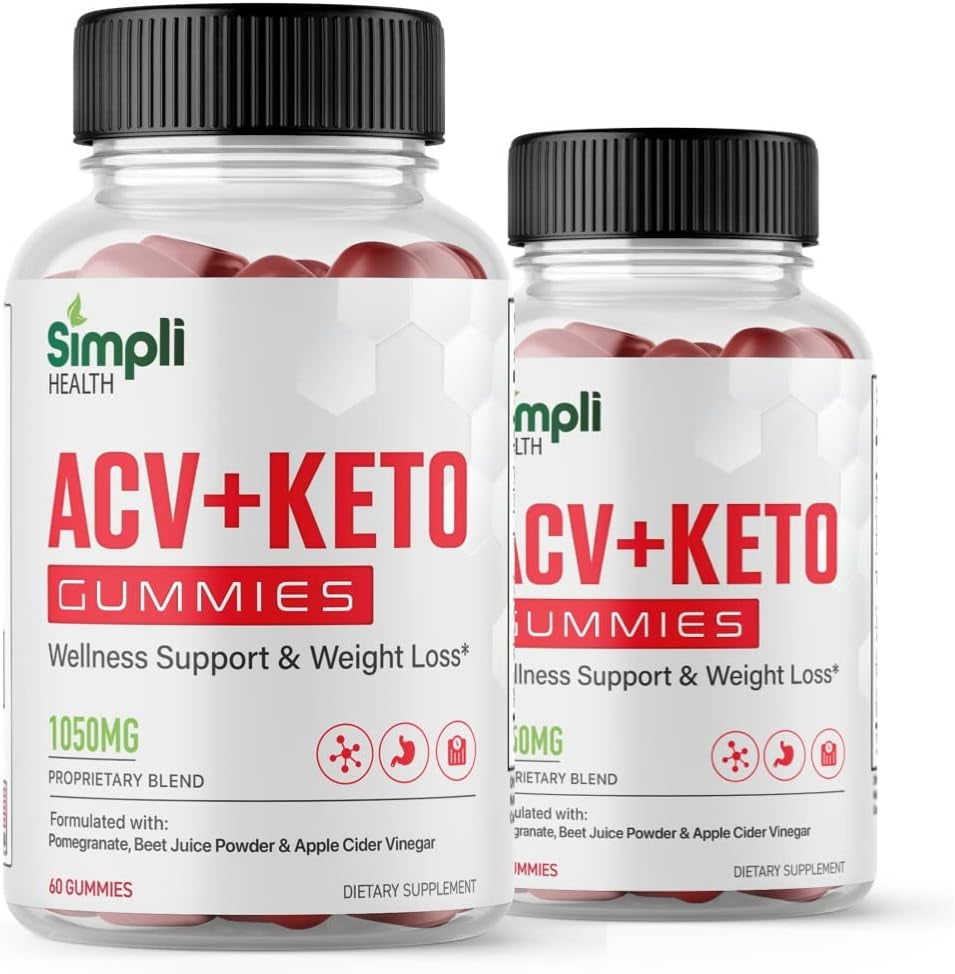 Zonata Simpli Health ACV Keto Gummies, ACV Keto Simpli Health Gummies, 120 Count