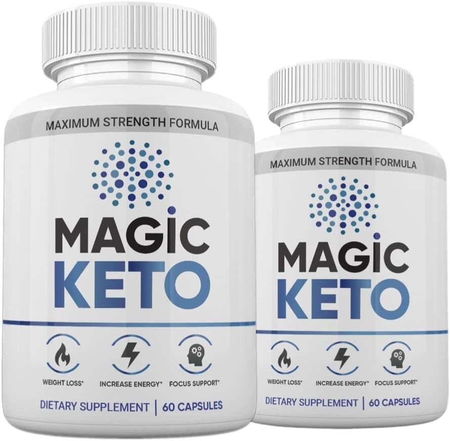 (2 Pack) Magic Keto 800Mg, Magic Keto Pills, 120 Count