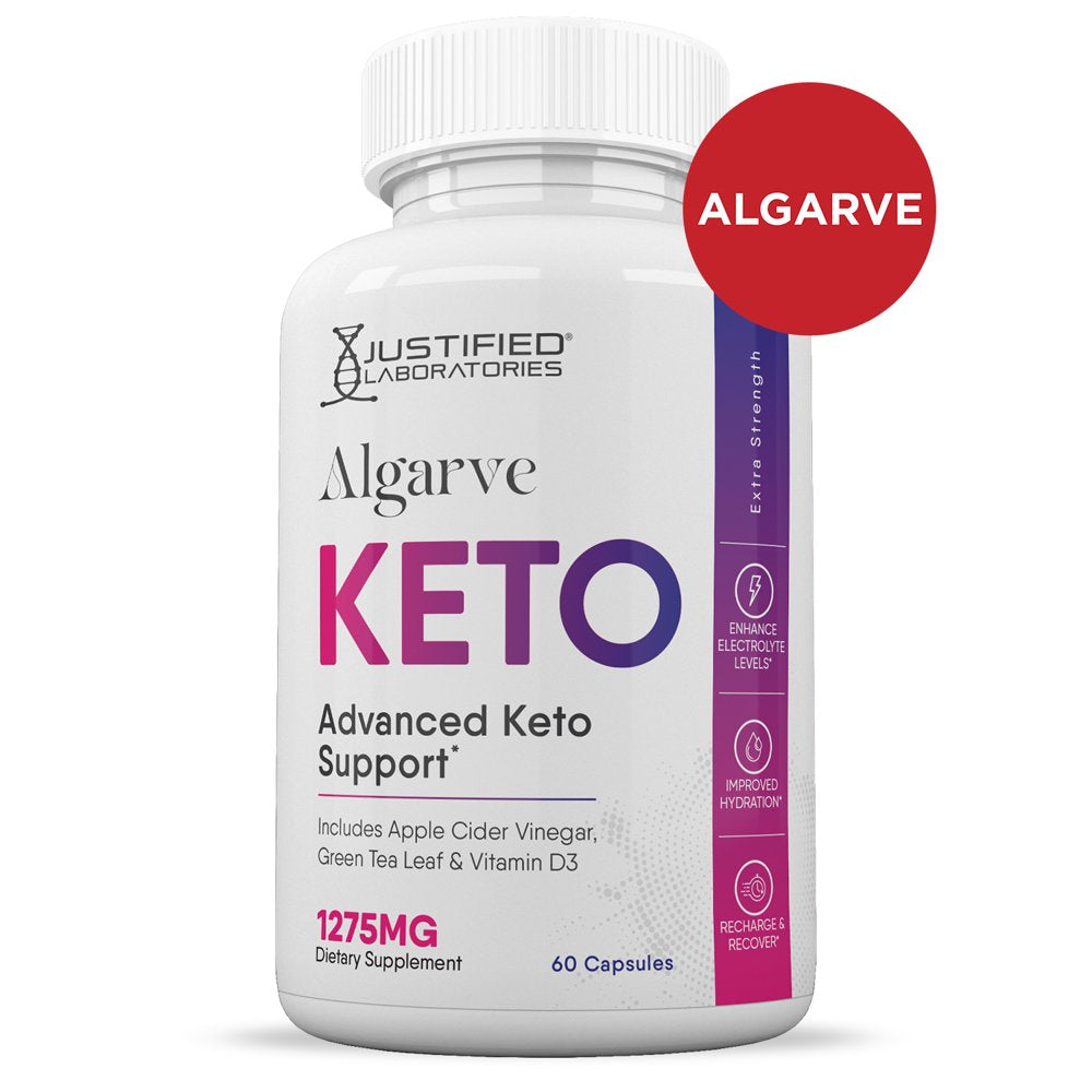 (3 Pack) Justified Laboratories Algarve Keto ACV Pills 1275Mg Dietary Supplement 180 Capsules