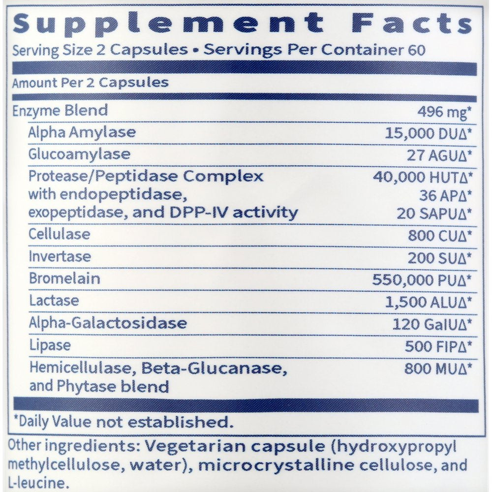 Vital-Zymes Forte 120 Vegcaps NS