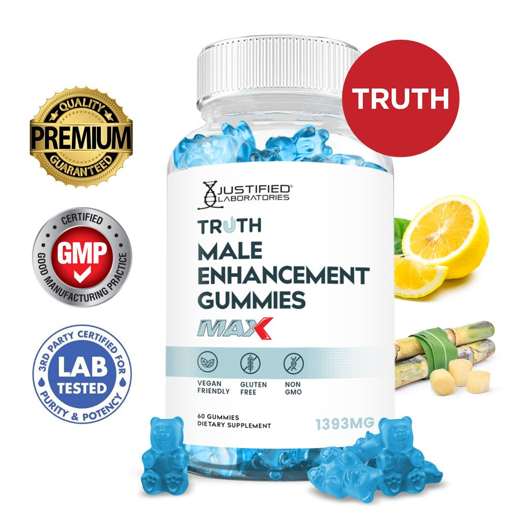 Truth Male Enhancement Max Gummies 1393MG 60 Gummys