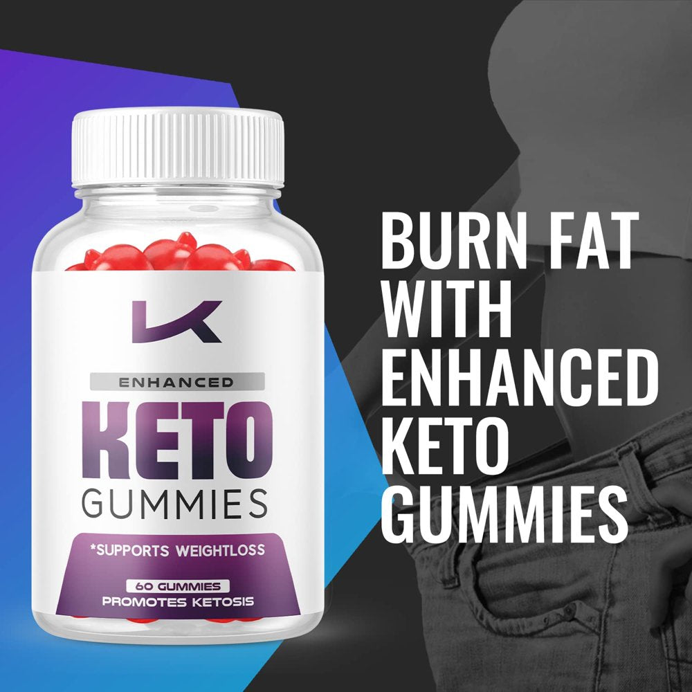 (1 Pack) Enhanced Keto ACV Gummies - Supplement for Weight Loss - Energy & Focus Boosting Dietary Supplements for Weight Management & Metabolism - Fat Burn - 60 Gummies