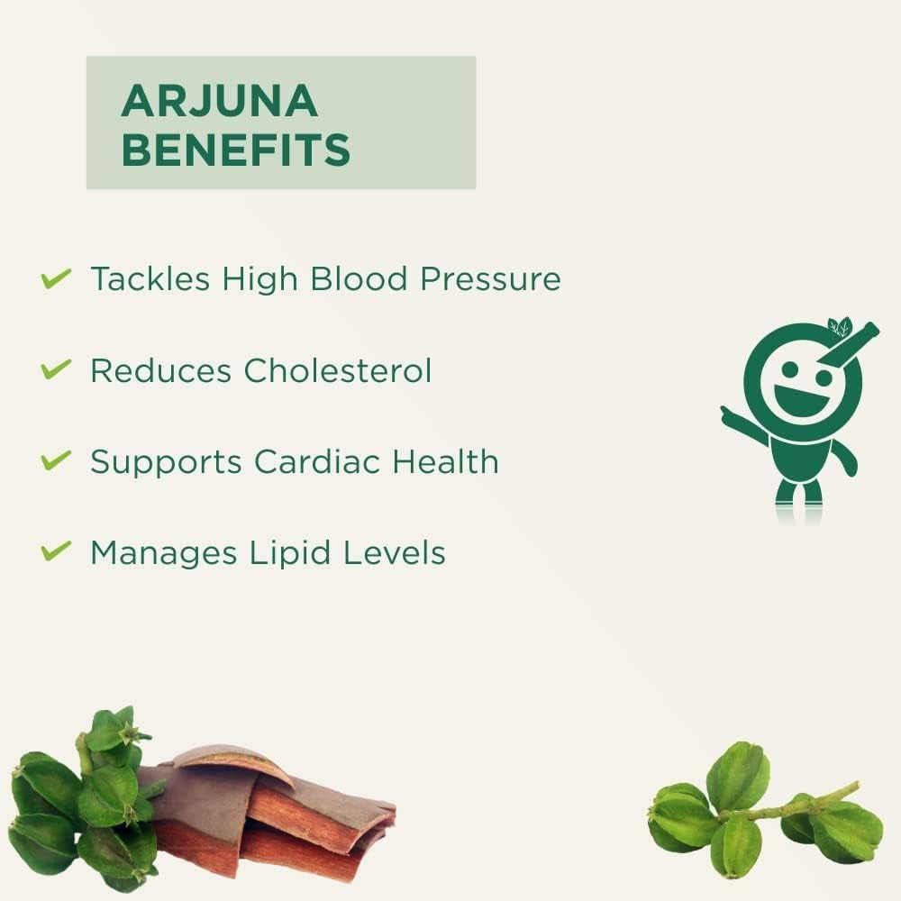 Organic Arjun Ki Chaal Powder - 500 Gm - Terminalia Arjuna - Double Filtered 100% Arjun Bark Fine Powder