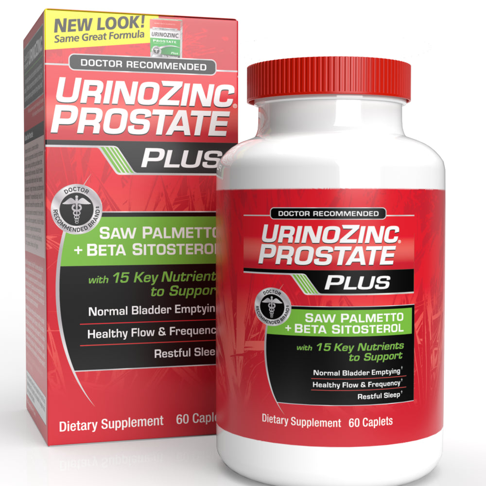 Urinozinc Prostate Health Complex plus Beta Sitosterol Caplets, 60 Count