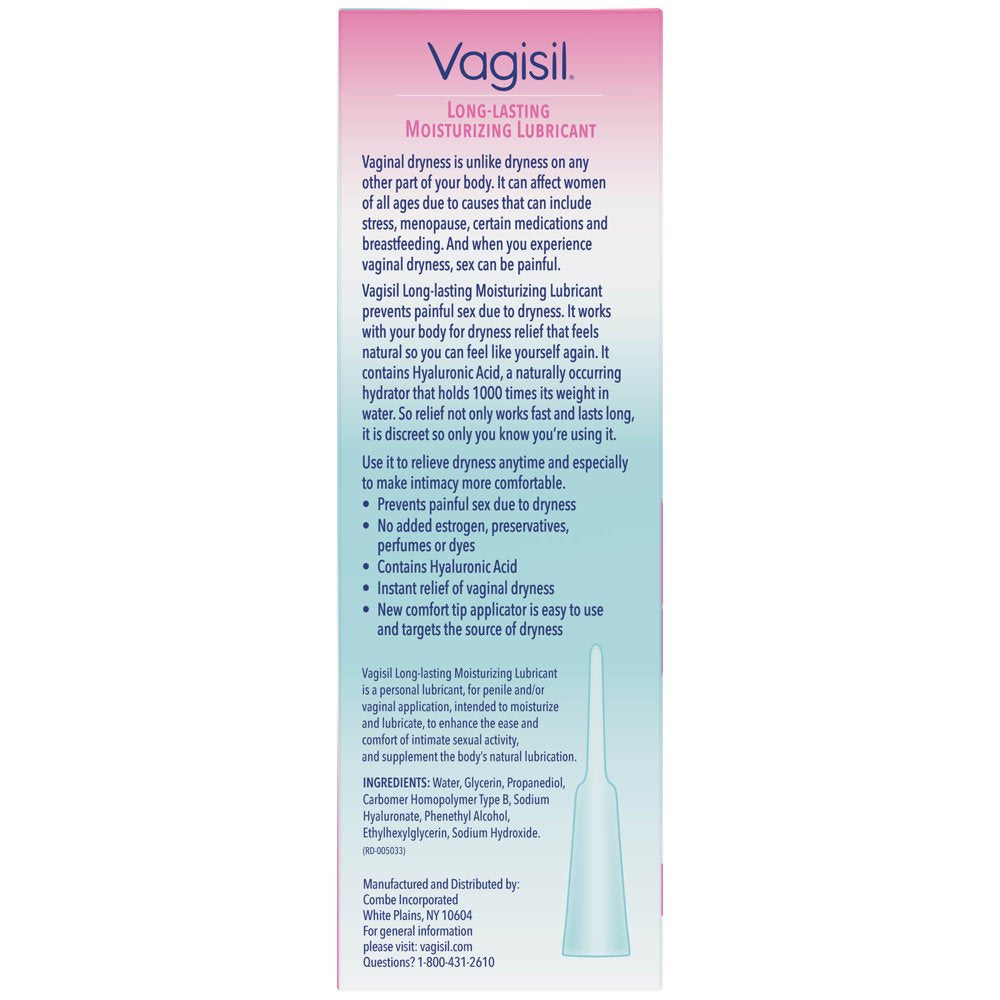 Vagisil Prohydrate Internal Vaginal Gel and Moisturizing Personal Lubr