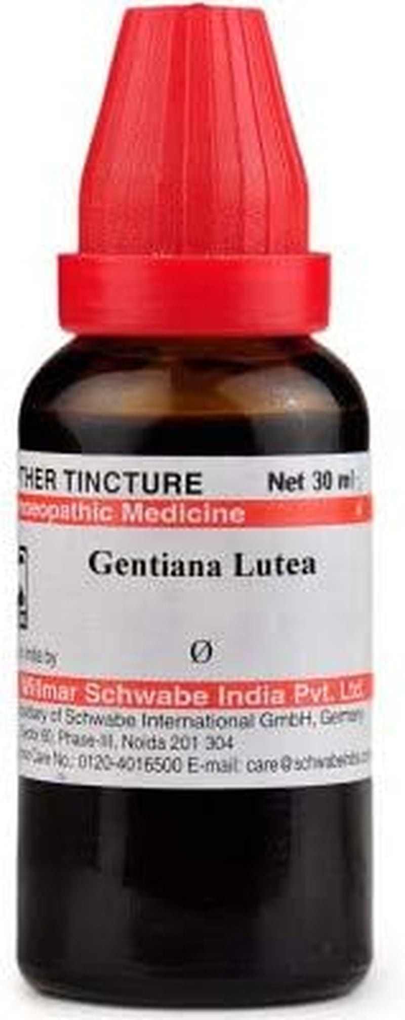 Willmar Schwabe India Gentiana Lutea 1X (Q) (30Ml) Improves Appetite, Tonic for Health,Tingling Pains, Weakness/Free UJALA Eye Drops