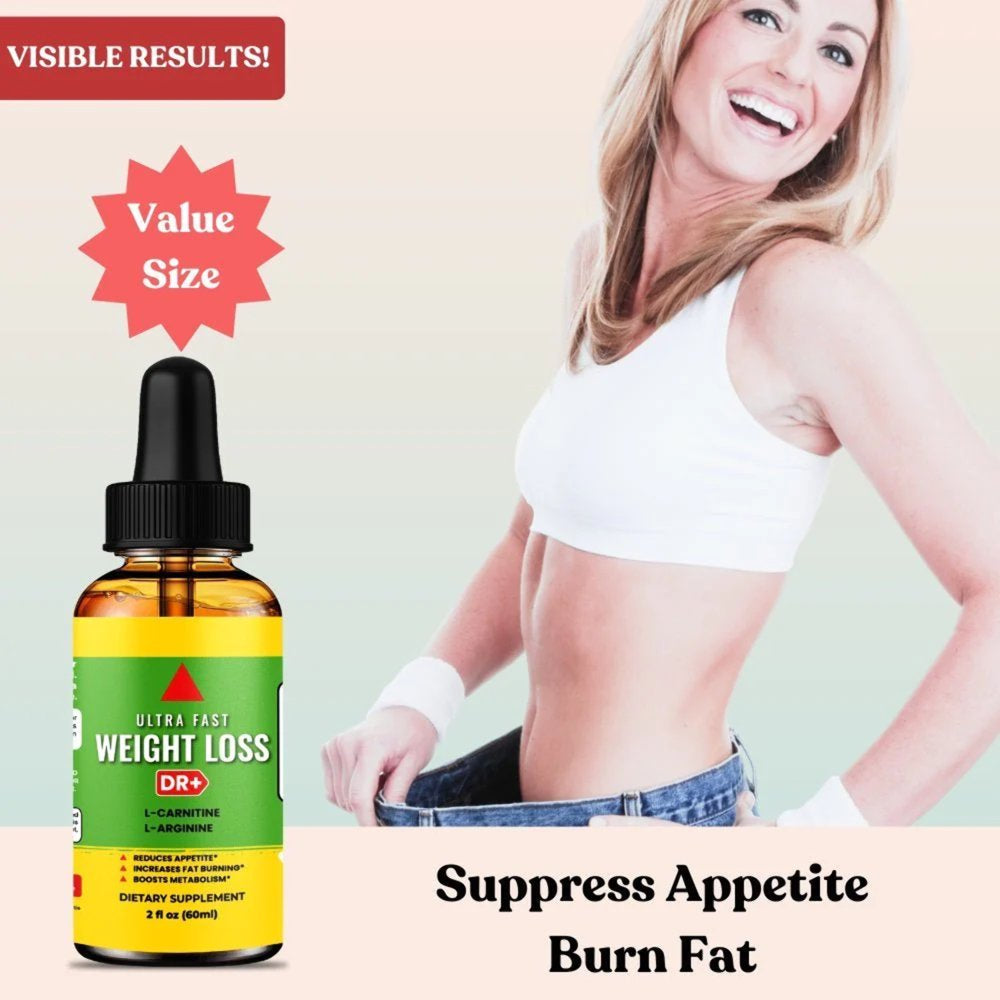 Fast Effective Diet Drops - Suppress Appetite, Burn Fat | 3-Pack