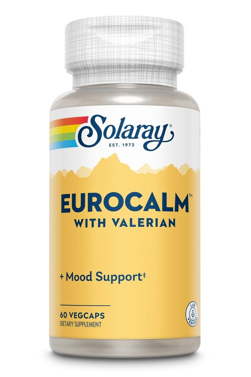 Solaray Eurocalm with Valerian -- 60 Vegcaps