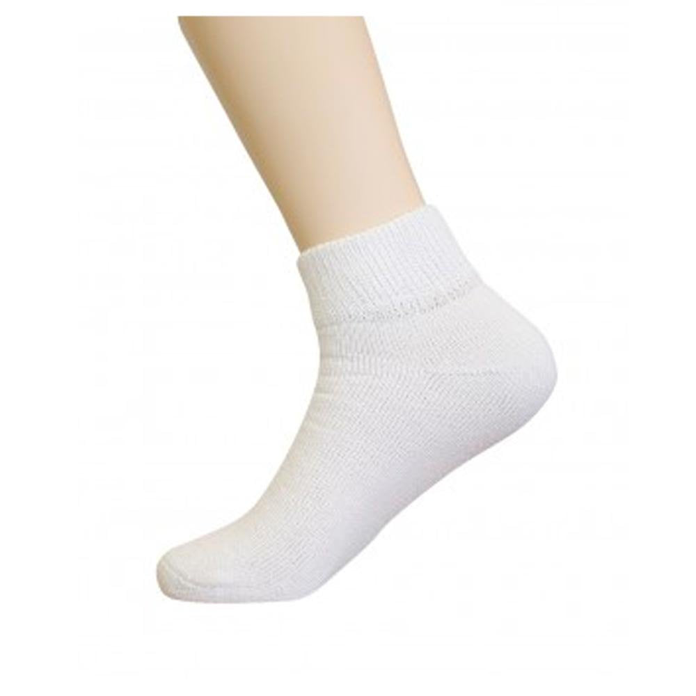 9 Pairs Diabetic Ankle Quarter Crew Circulatory Socks Health Fit 9-11 Women Mens