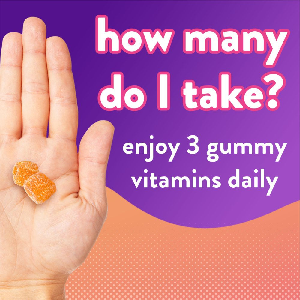 Vitafusion Power C Vitamin C Gummies for Immune Support, Orange Flavored, 150 Count