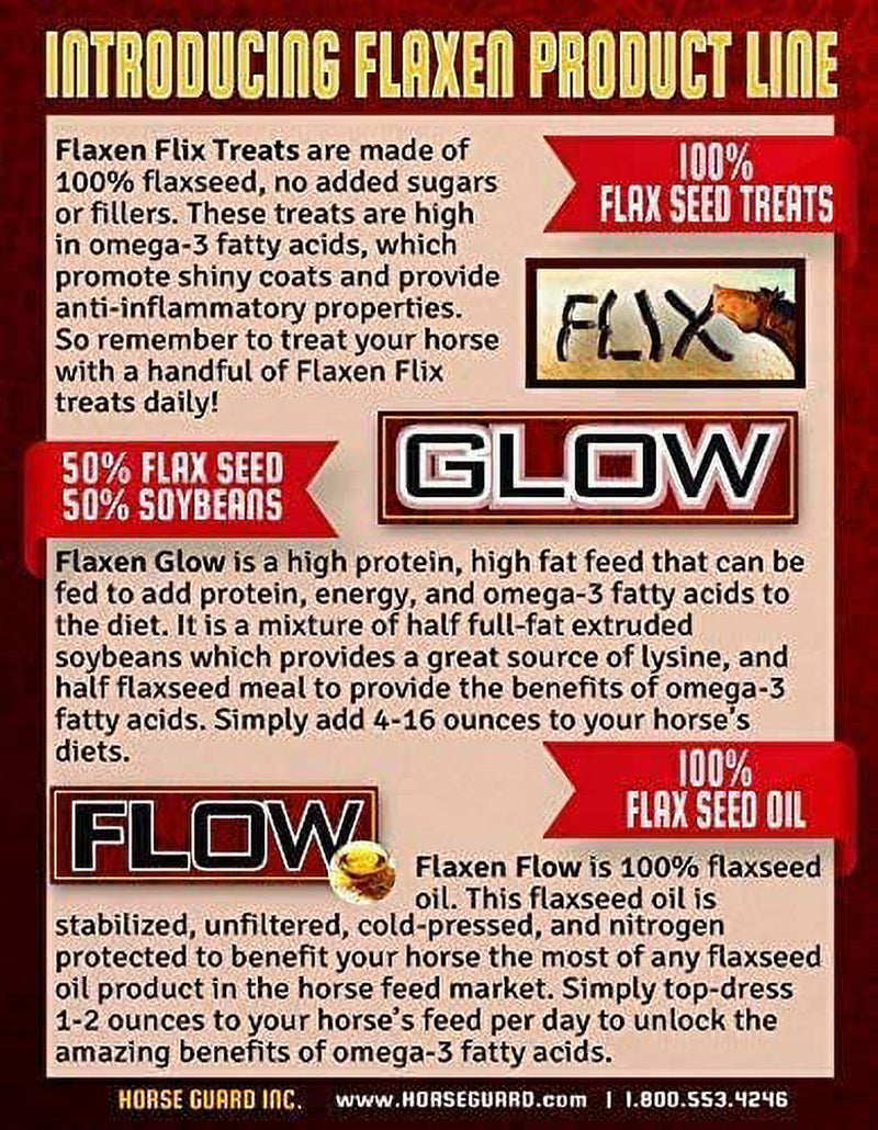 Horse Guard Flaxen- Flow 100% Flax Seed Oil