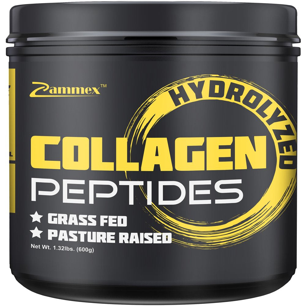 Zammex Hydrolyzed Grass Fed Collagen Peptides Powder, Unflavored, 60 Servings, 1.32 Lb(600G)